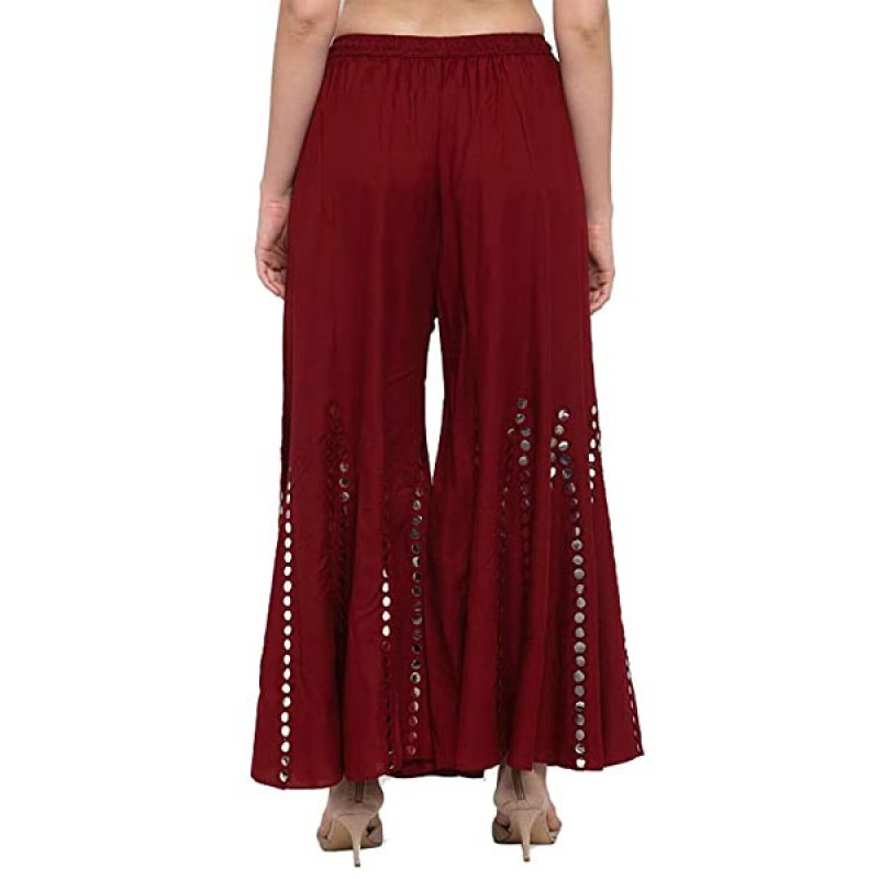 Women's Art Work Rayon Sitara Palazzo
