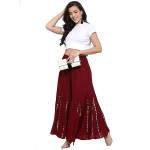 Women's Art Work Rayon Sitara Palazzo